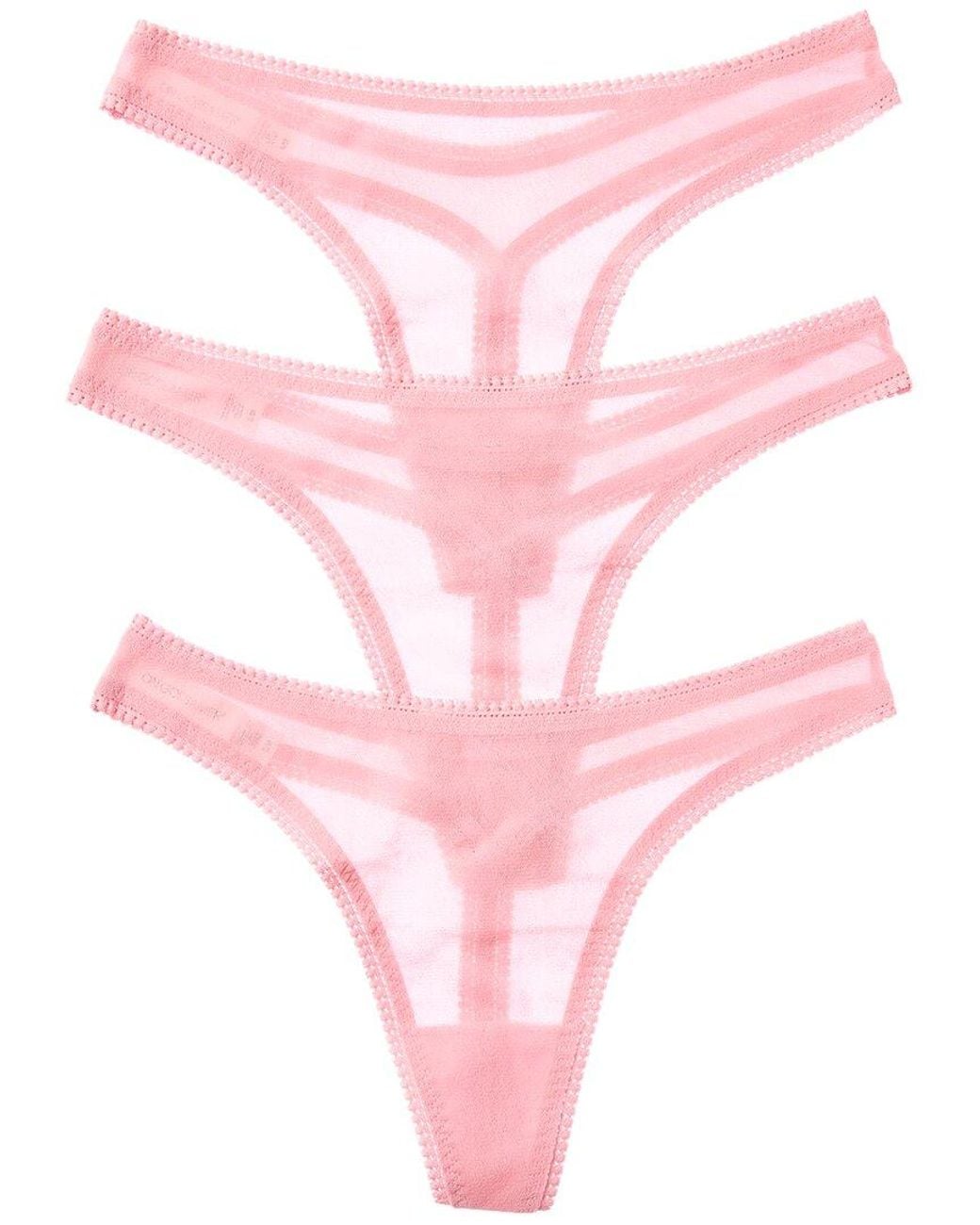 On Gossamer Pink 3pk Hip-g Thong