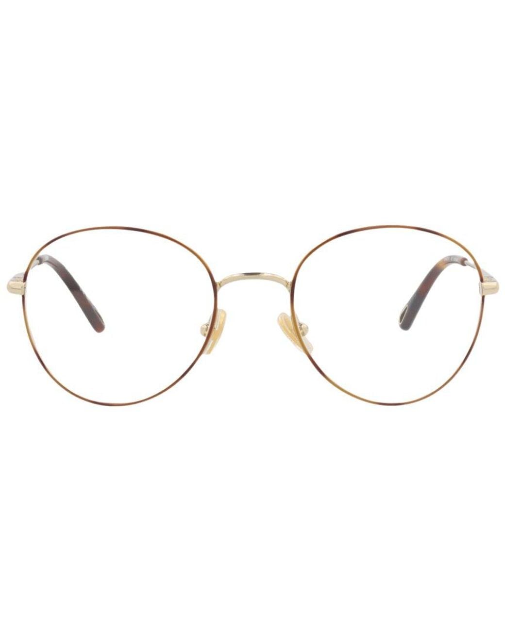 Chloé Metallic 50Mm Optical Frames