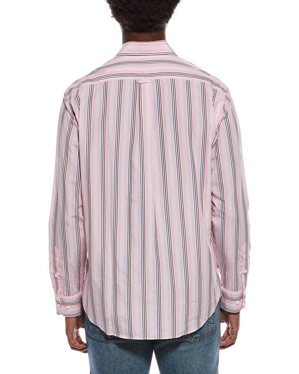 J.McLaughlin Pink Club Woven Shirt for men