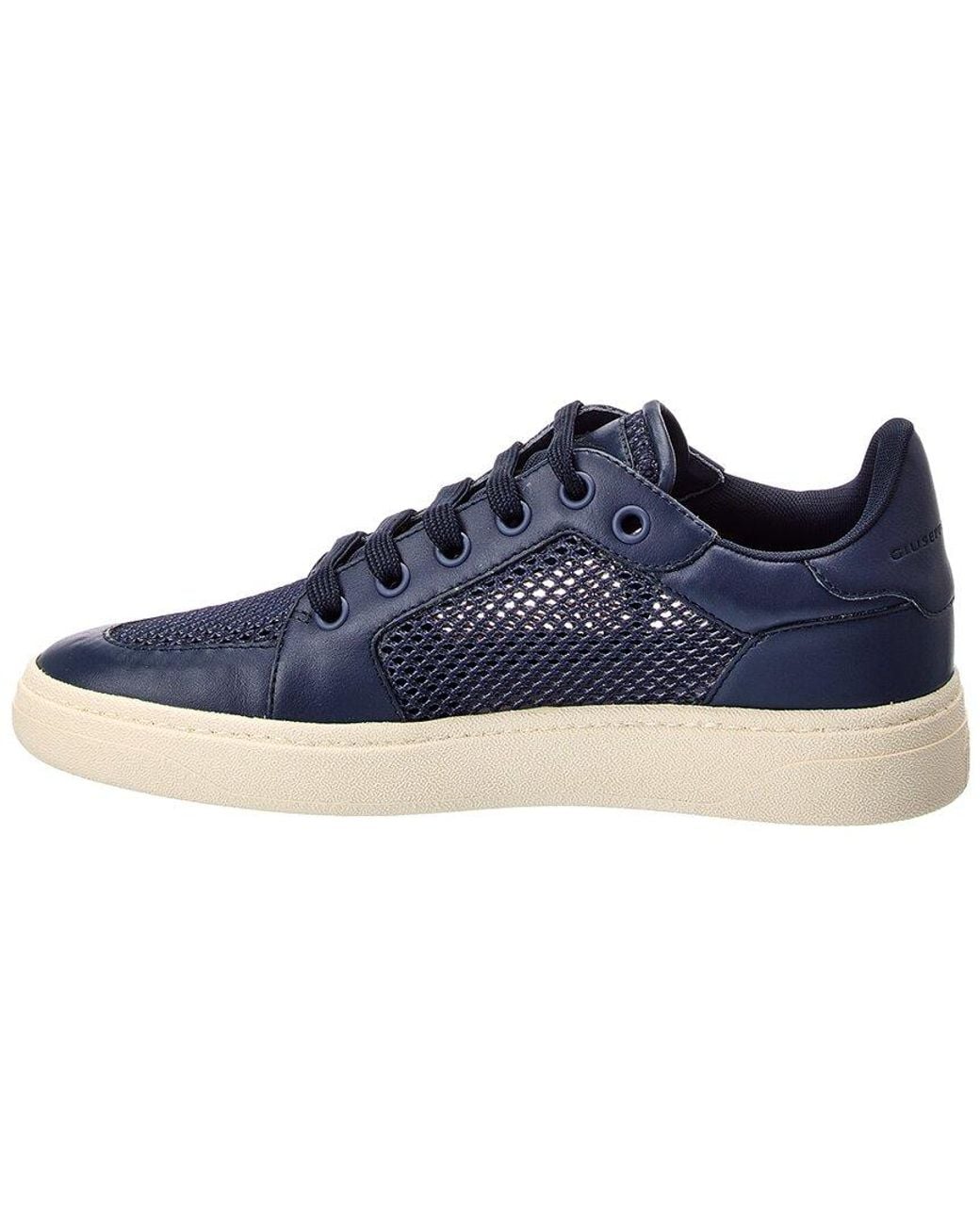 Giuseppe Zanotti Blue Gz/94 Mesh & Leather Sneaker for men
