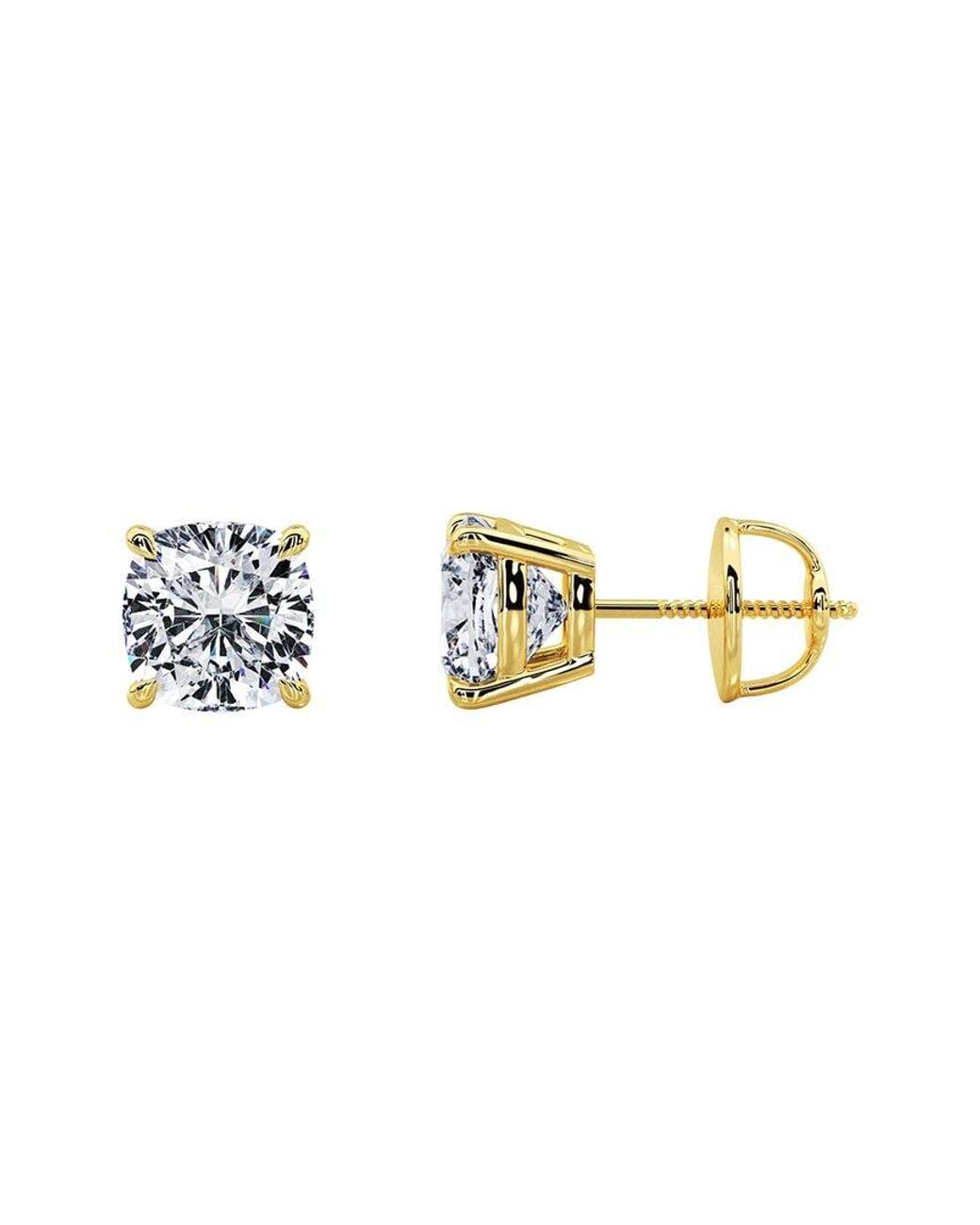 Lab Grown Diamonds Metallic 14K 2.50 Ct. Tw. Lab-Grown Diamond Earrings