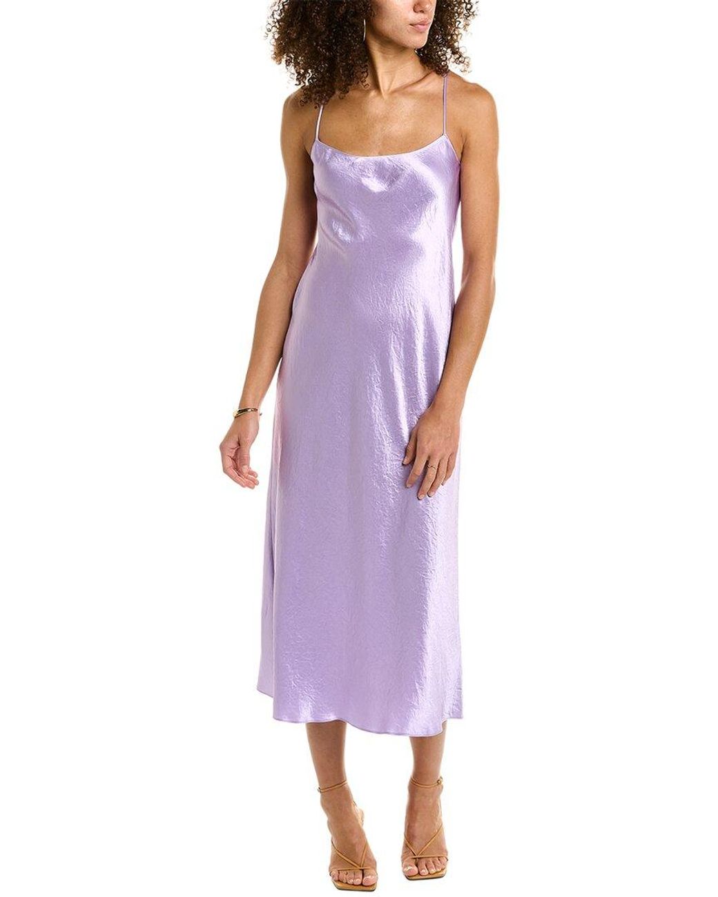 Slip dress purple shop