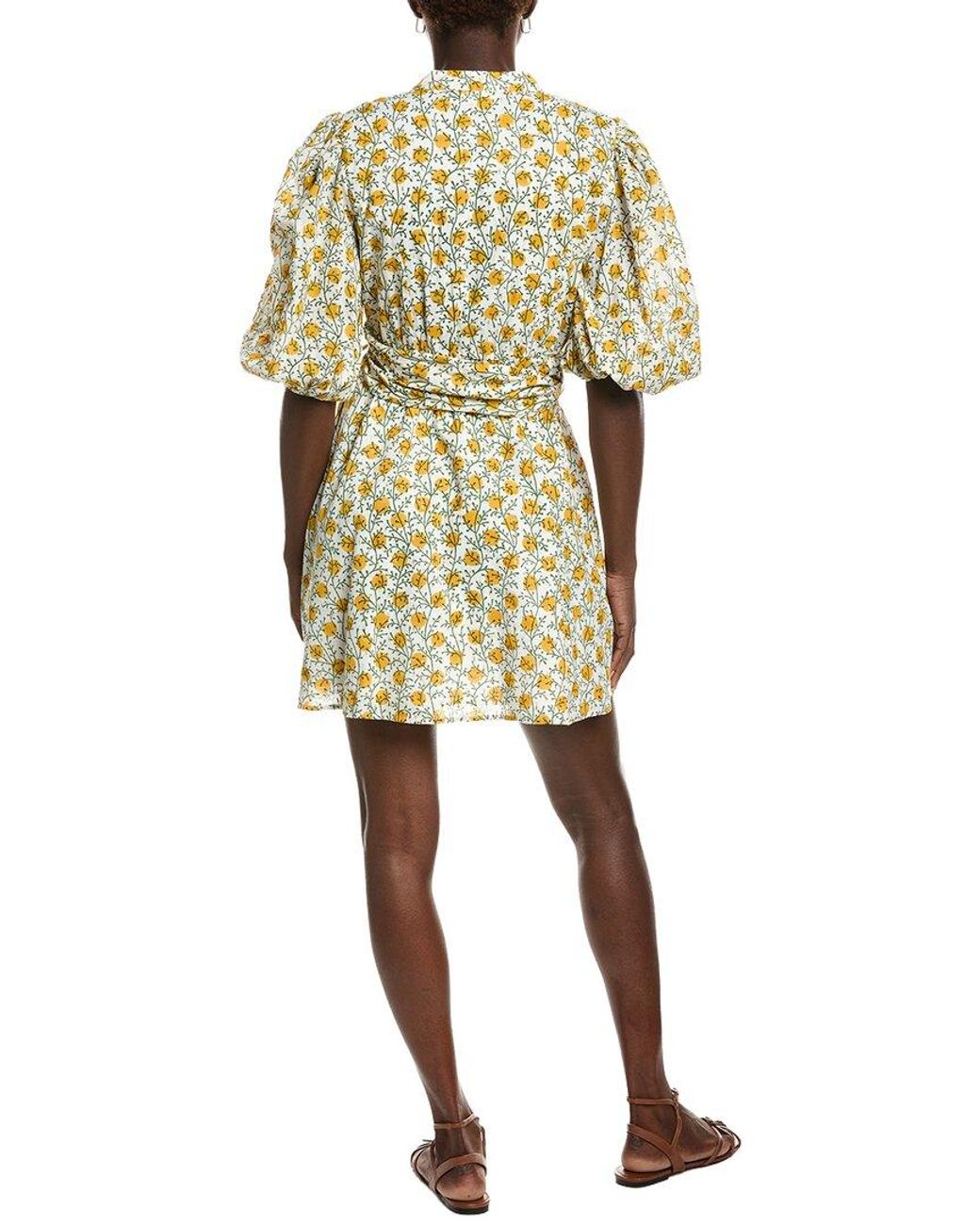 Garrie B White All Over Wrap Mini Dress