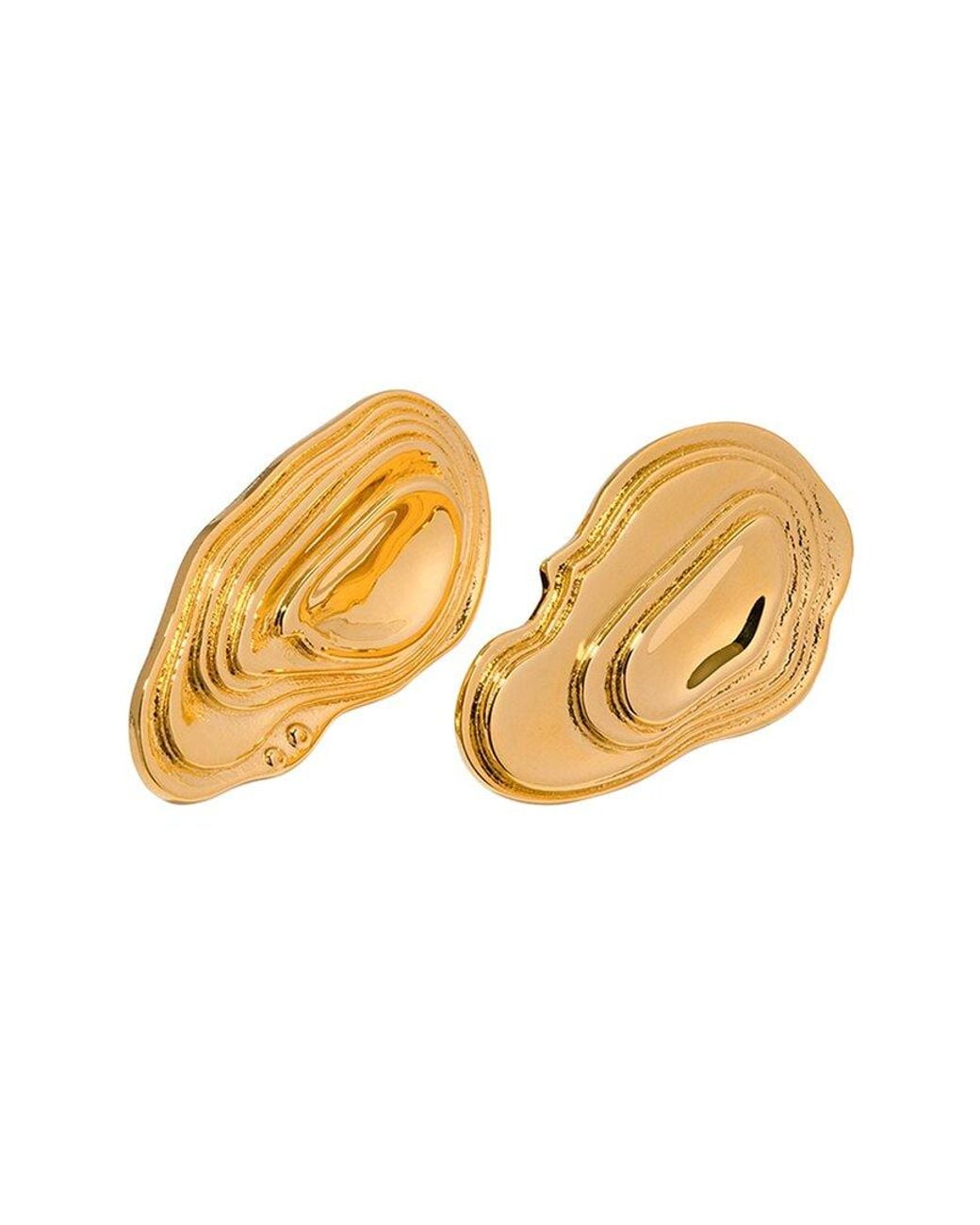 Eye Candy LA Metallic Titanium Hali Studs