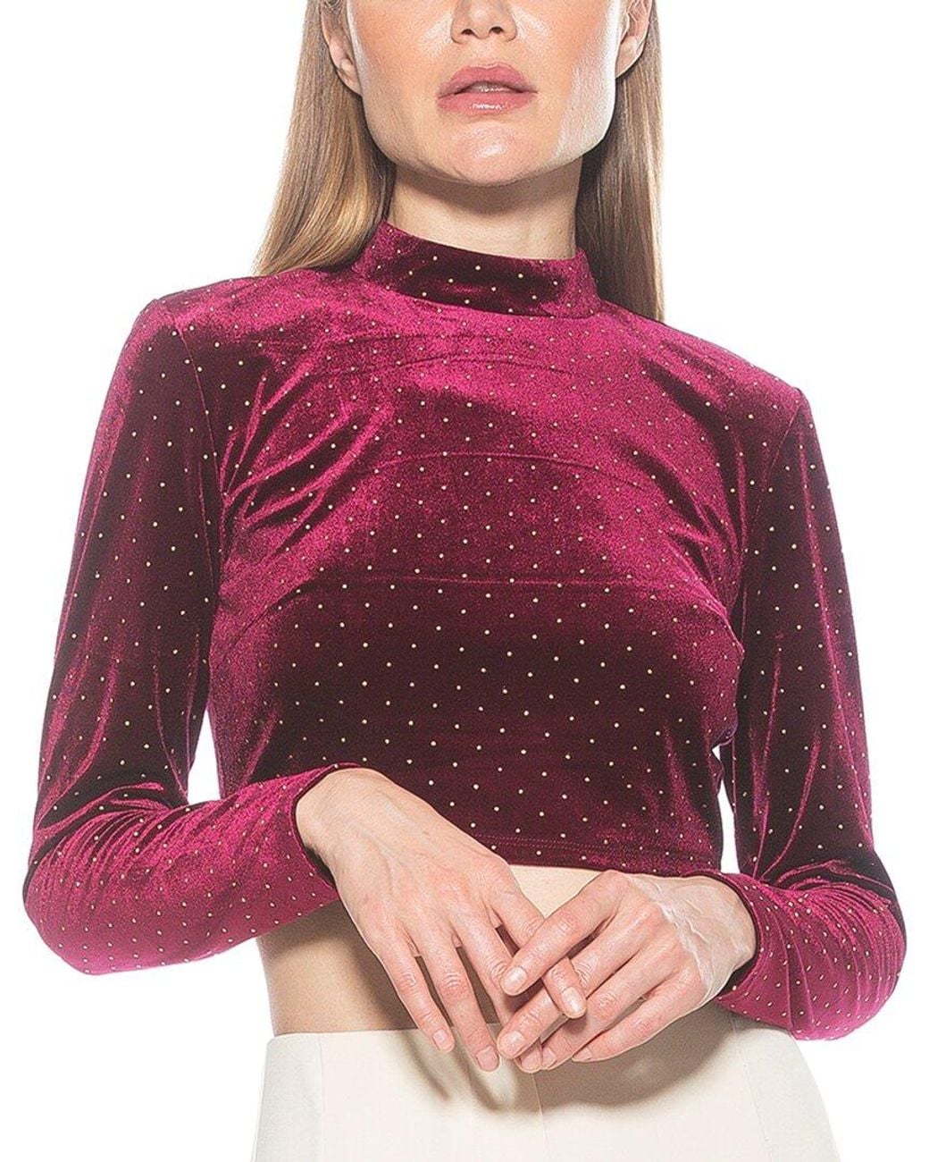 Alexia Admor Red Ari Top