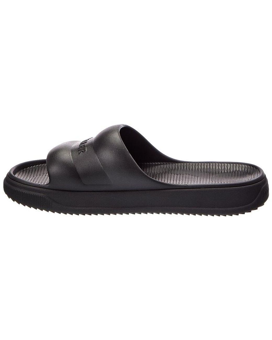 Moncler Black Altive Rubber Slide for men
