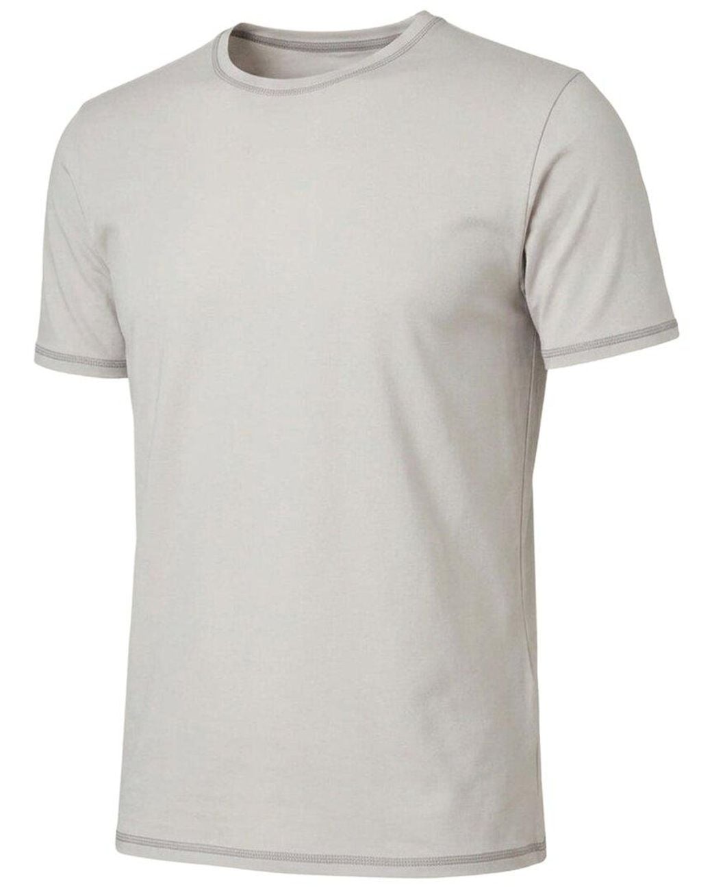 Ron Tomson Gray Crew Neck T-Shirt for men
