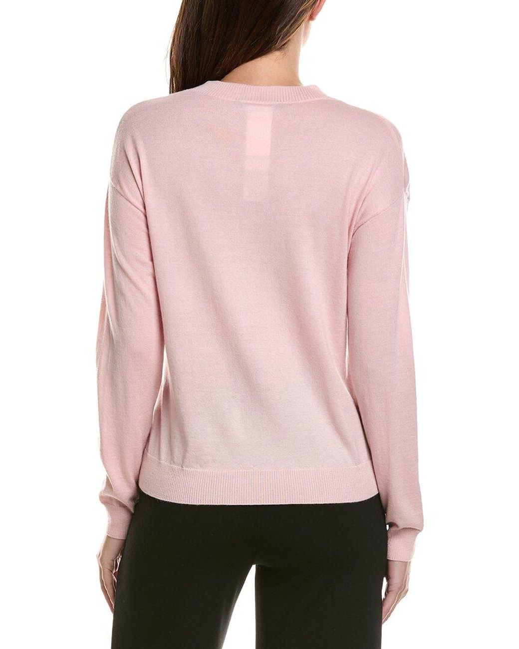Weekend by Maxmara Pink Fiocchi Wool & Cashmere-Blend Sweater