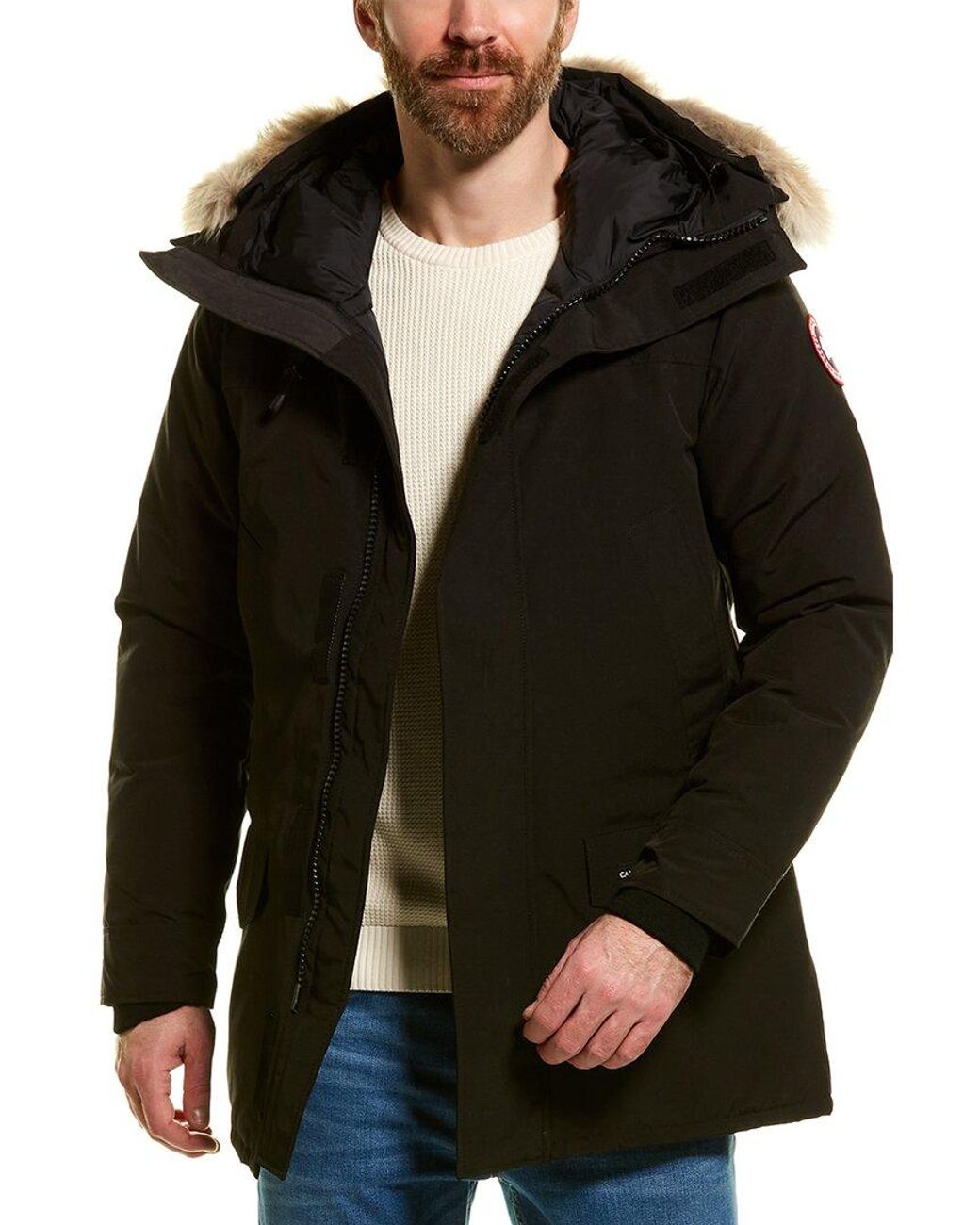 Canada Goose Langford Fusion Fit Down Heritage Parka in Black for Men ...