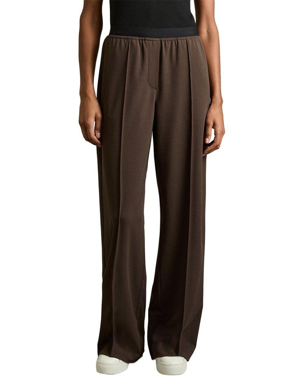 Reiss Black Lucia Wide Leg Trouser