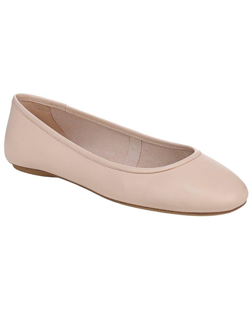 Franco Sarto Pink L-Christina Leather Flat