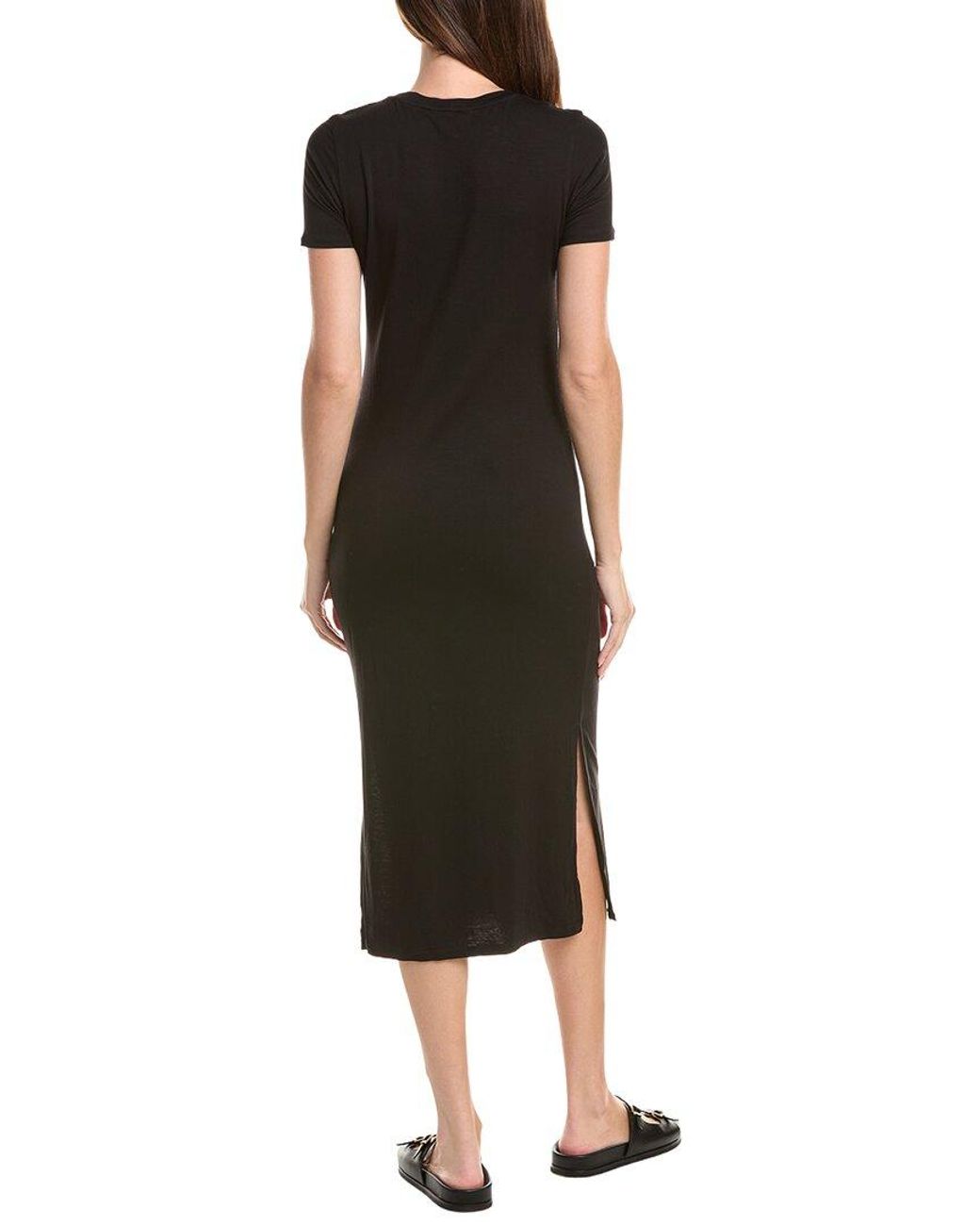 Sans Faff Black Alexa Midi Dress