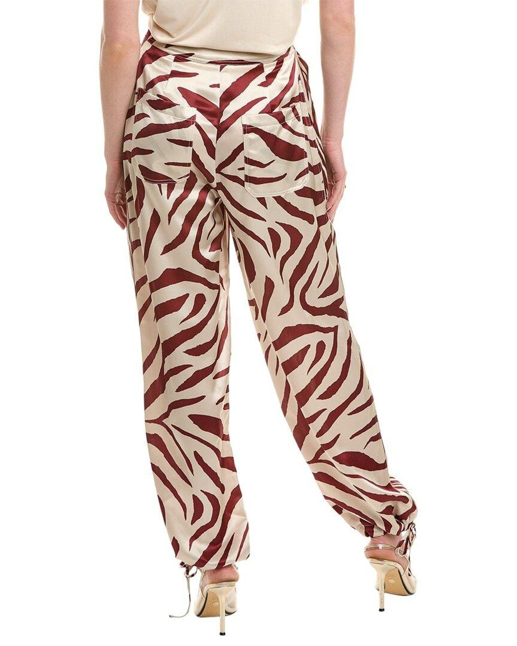 Nicholas Red Nori Utilitarian Drawcord Pant