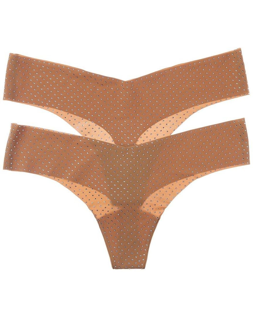 Commando Natural 2Pk Party Starter Thong
