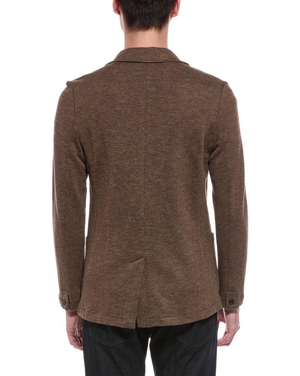Faherty Brand Brown Inlet Knit Blazer for men