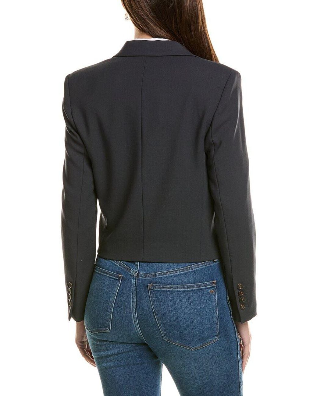 Brunello Cucinelli Black Wool-Blend Jacket