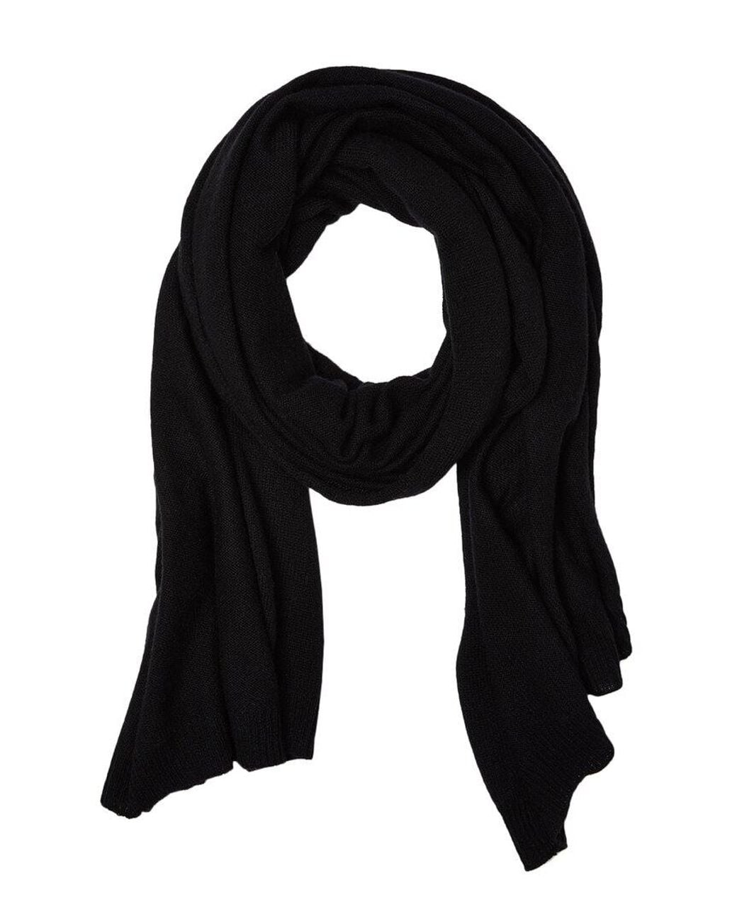 J.McLaughlin Black Ailia Cashmere Scarf