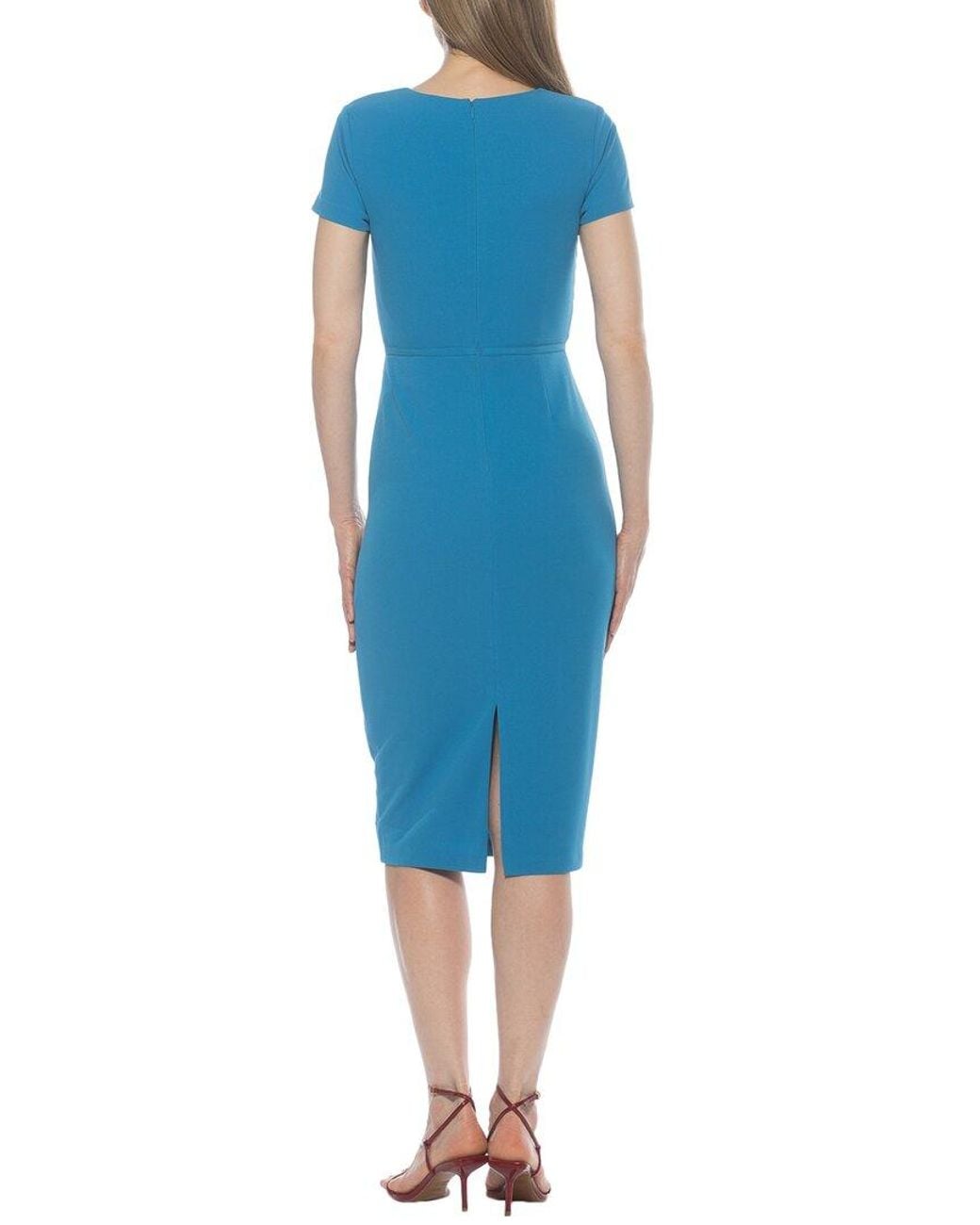 Alexia Admor Blue Alma Sheath Dress
