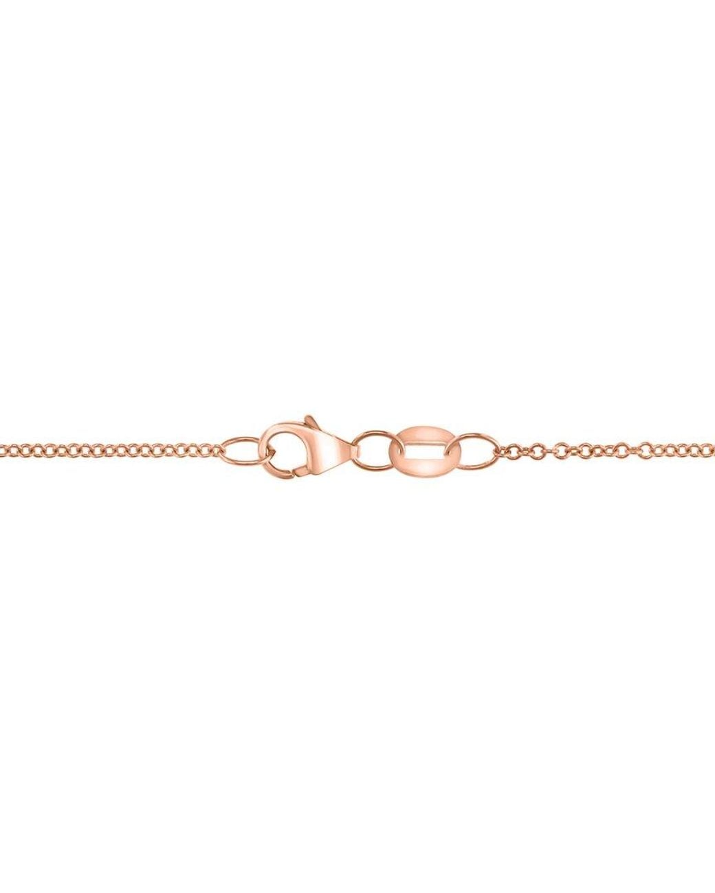 Effy Fine Jewelry Pink 14K Rose 1.99 Ct. Tw. Diamond & Sapphire, Ruby Necklace