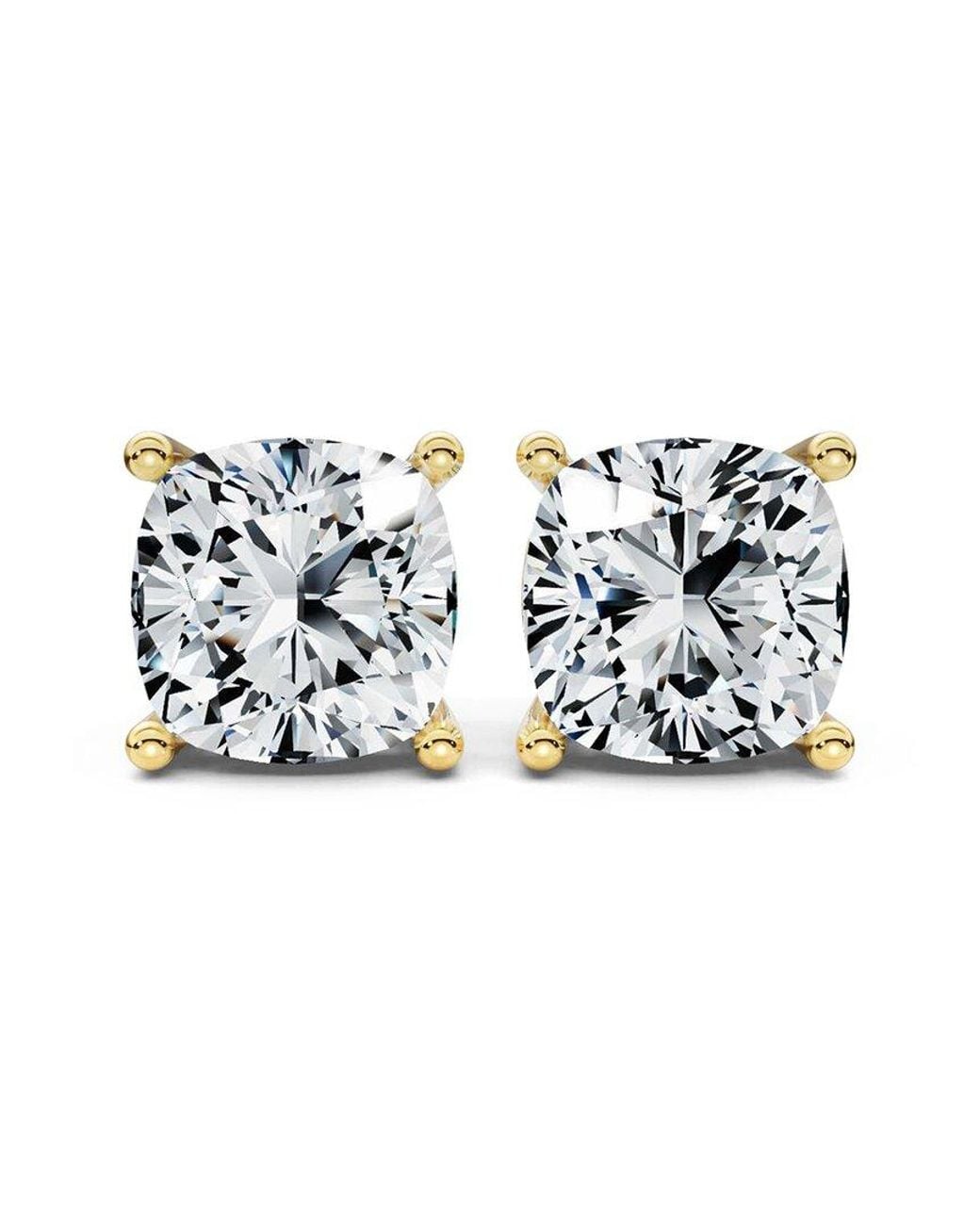 Lab Grown Diamonds White 14K 8.00 Ct. Tw. Lab-Grown Diamond Earrings