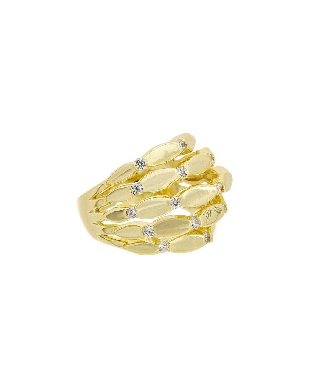Juvell Metallic Plated Cz Ring