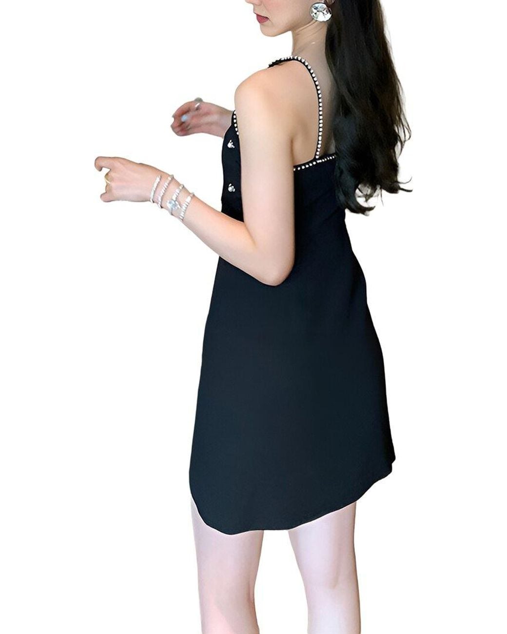 Ariele Tesoro Black Mini Dress