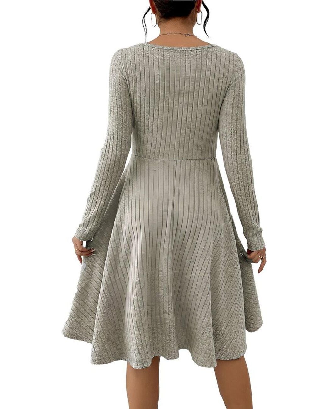 AMINA GLAM Gray Mini Dress