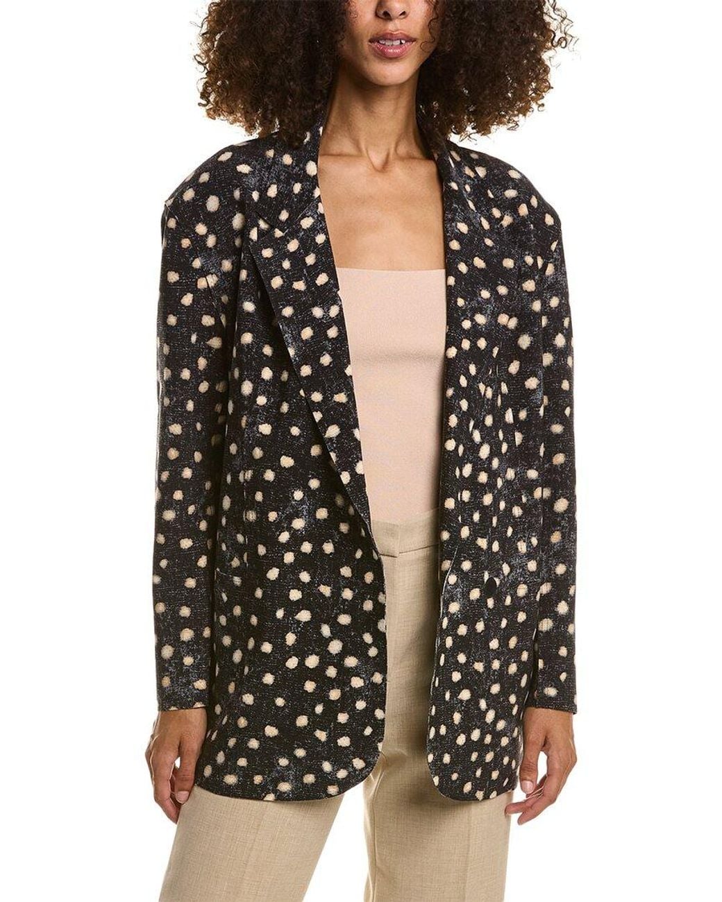 Norma Kamali Black Oversized Jacket