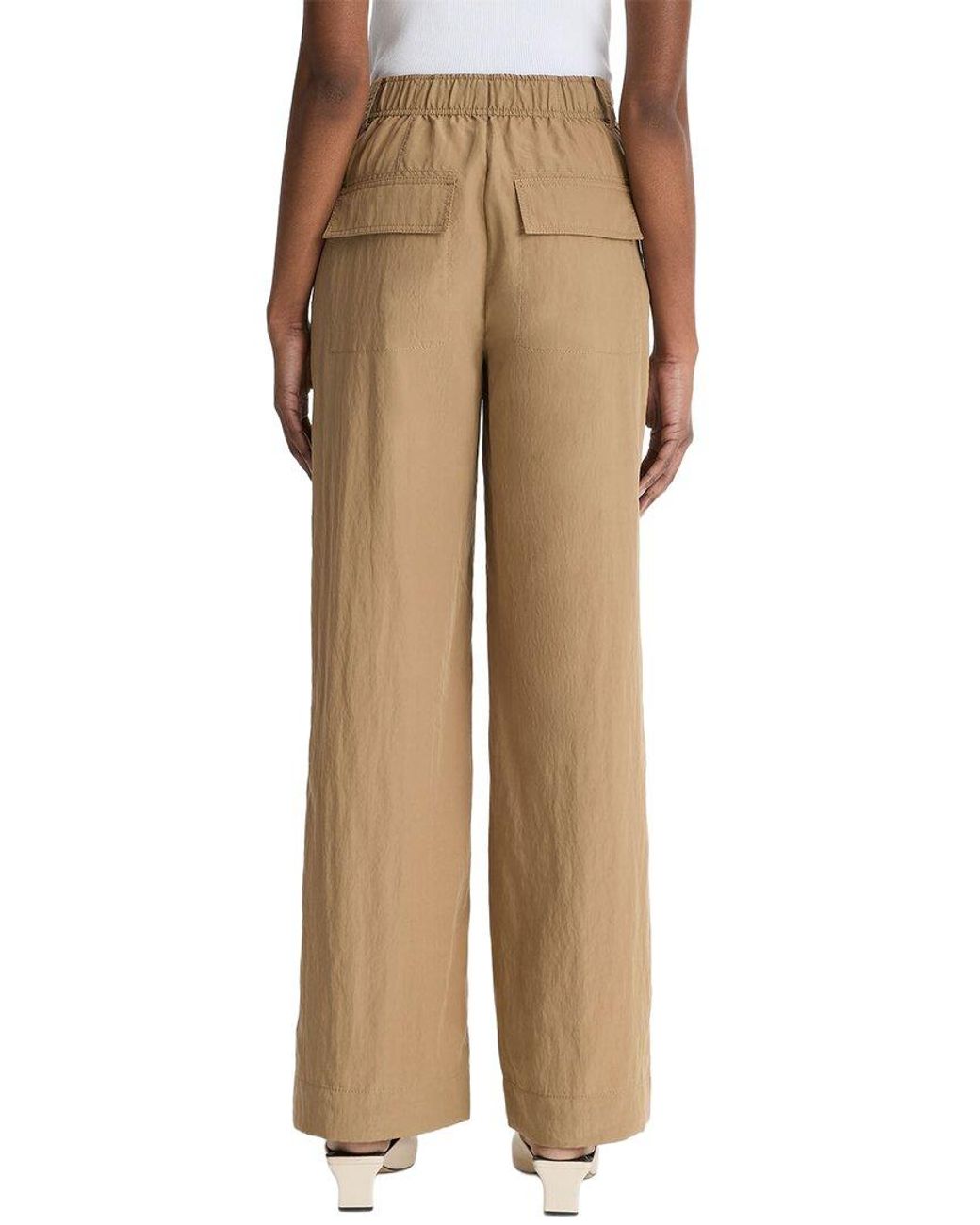 Vince Natural Mid Rise Utility Barrel Pant