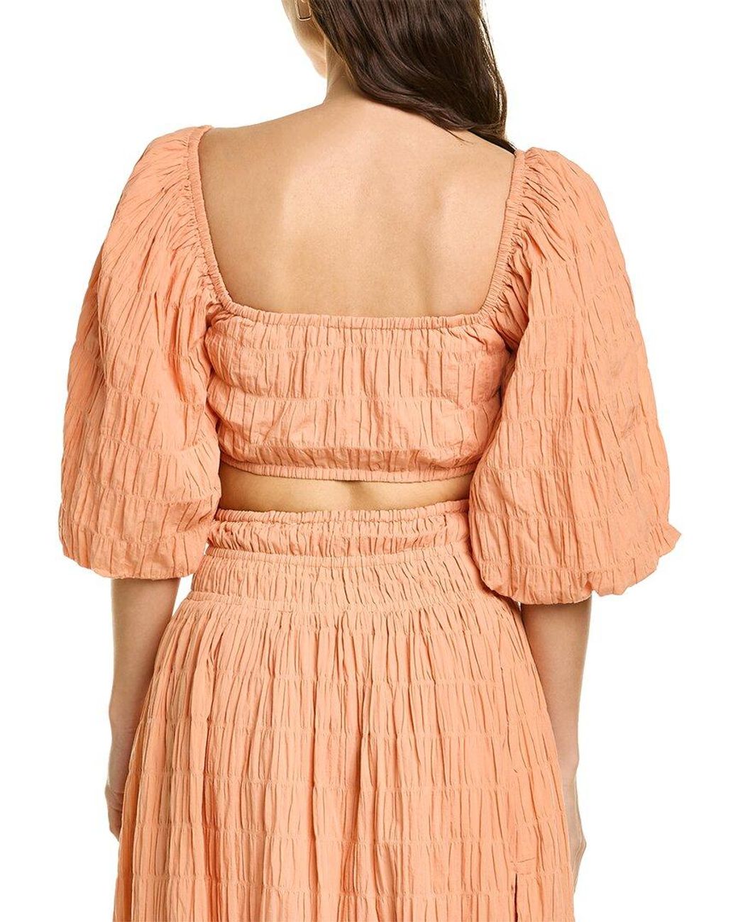 SOVERE Orange Mercy Reversible Top