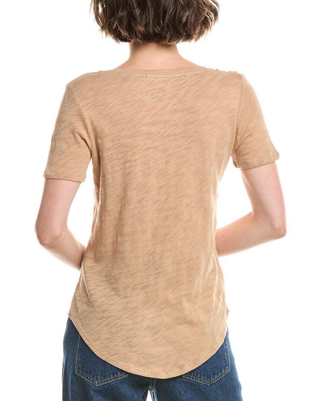 ATM Blue V-Neck T-Shirt