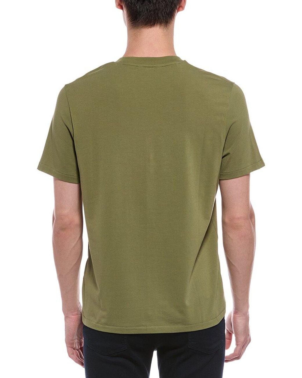 7 For All Mankind Green T-Shirt for men