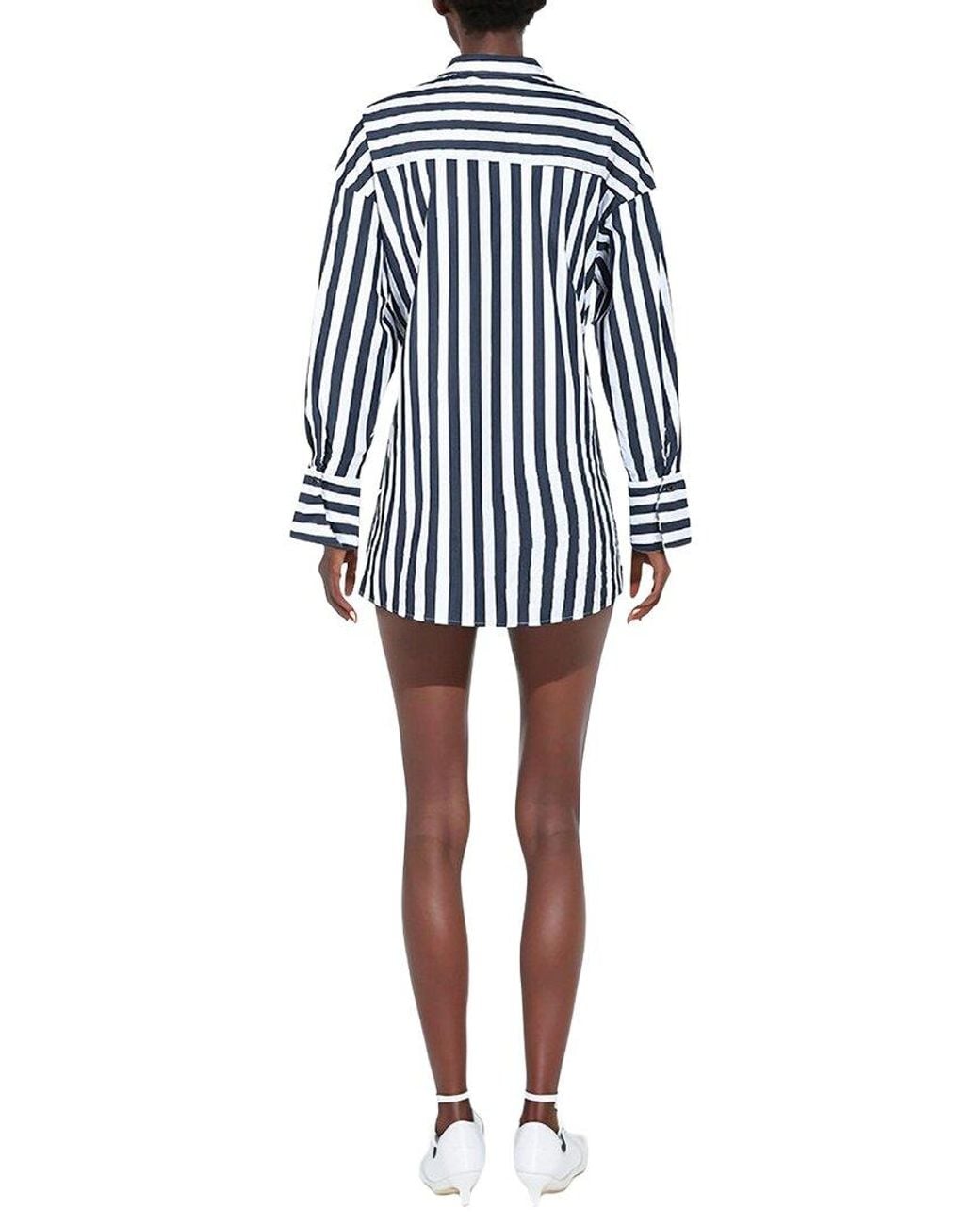 AMINA GLAM White Shirtdress