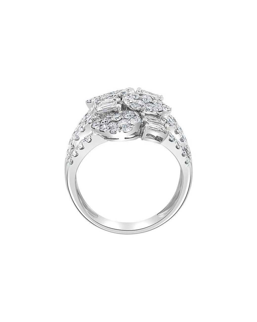 Effy Fine Jewelry White 14K 1.92 Ct. Tw. Diamond Ring