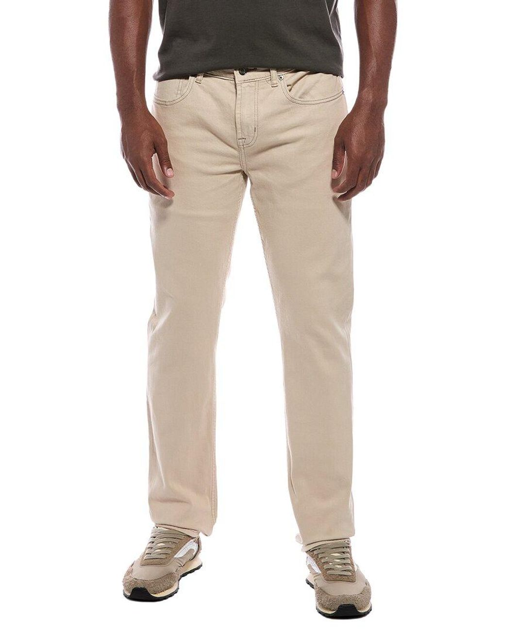 7 For All Mankind Natural Slimmy Khaki Slim Jean for men