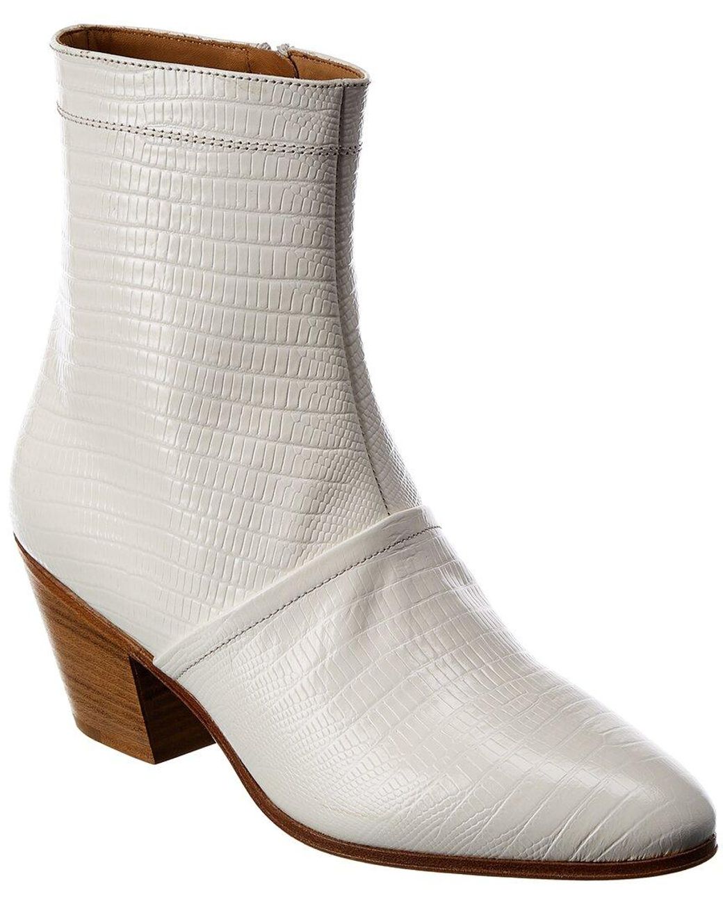 Celine Cubaine Croc Embossed Leather Boot In White Save 51 Lyst Celine Cubaine Croc Embossed Leather Boot In White Save 51 Lyst