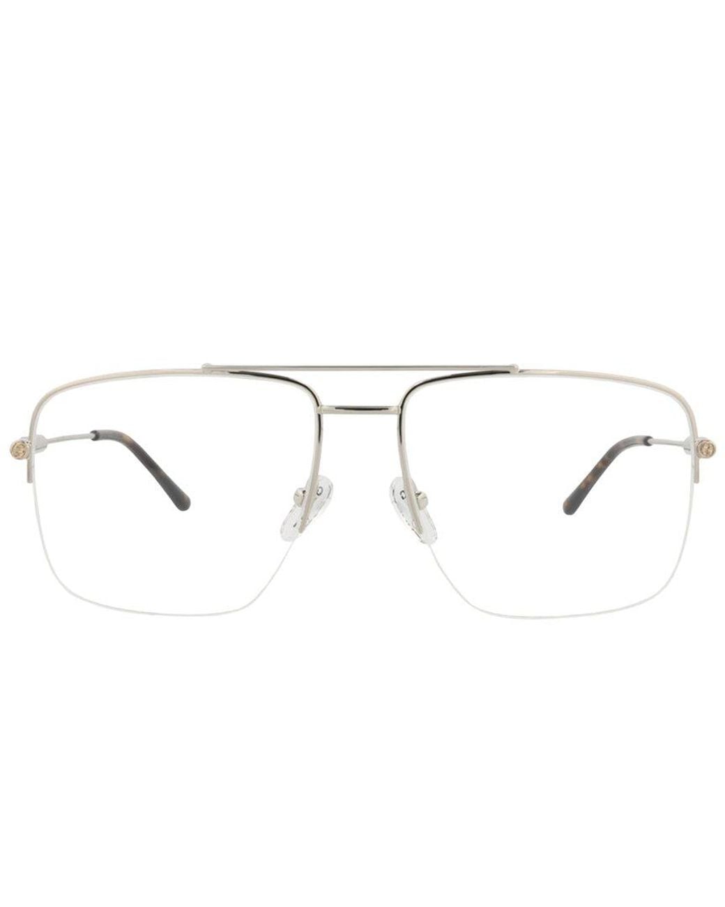 Gucci Metallic 58Mm Optical Frames