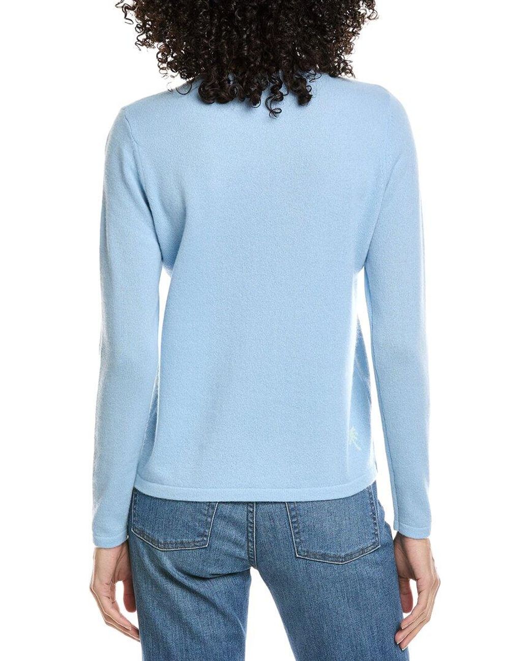 J.McLaughlin Blue Shield Cashmere Sweater