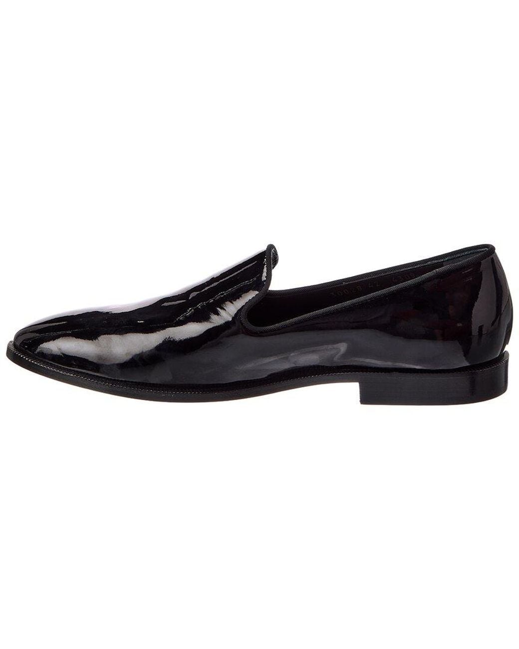 Giuseppe Zanotti Black Flavio Patent Loafer for men