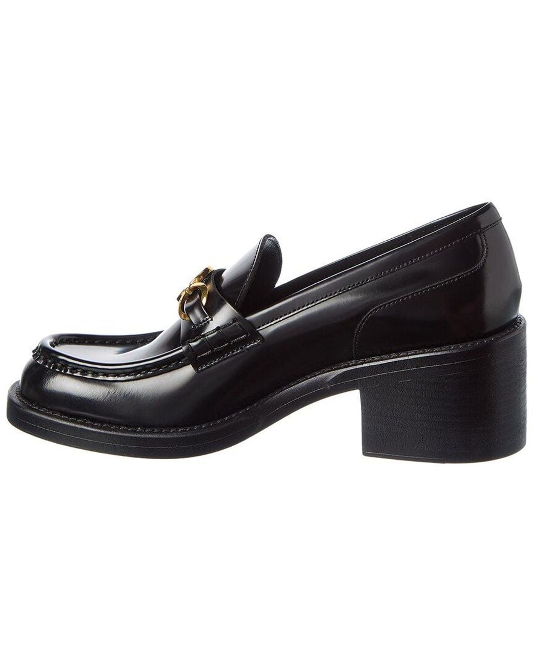 Chloé Black Dakota Leather Loafer