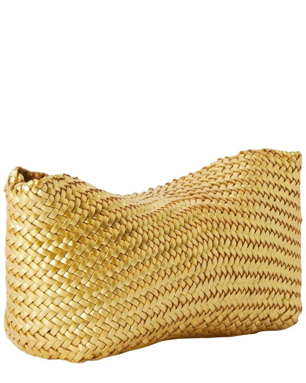 Dragon Diffusion Metallic Corsina Leather Tote