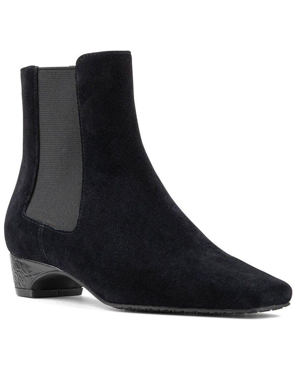Donald J Pliner Black Oleana Leather Bootie