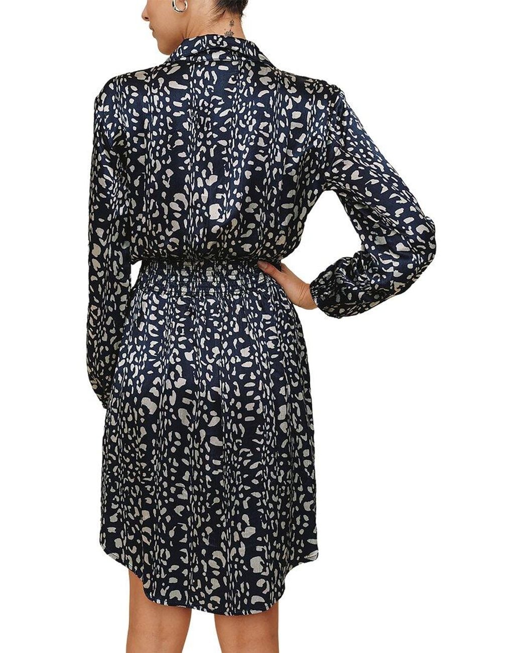 Bella Dahl Black Elastic Waist Tunic Dress