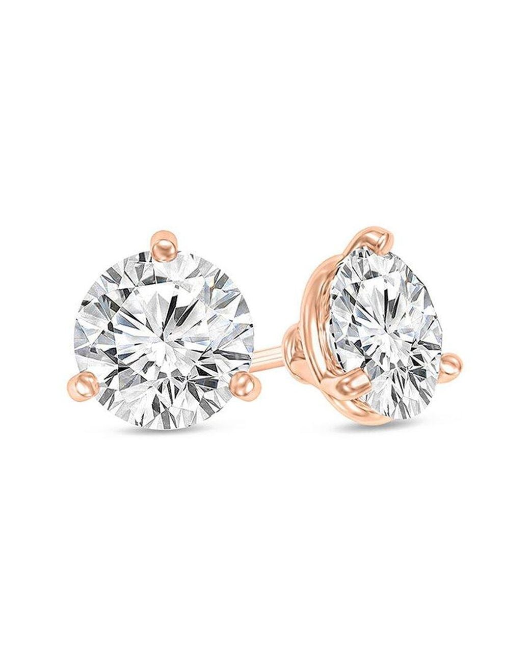 Lab Grown Diamonds White 14K 2.00 Ct. Tw. Lab-Grown Diamond Earrings