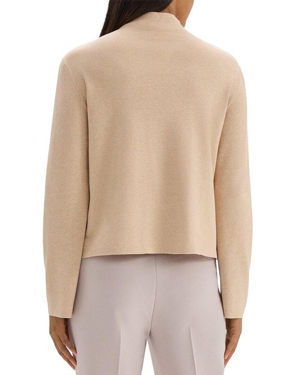 Theory Natural Funnel Neck Pullover