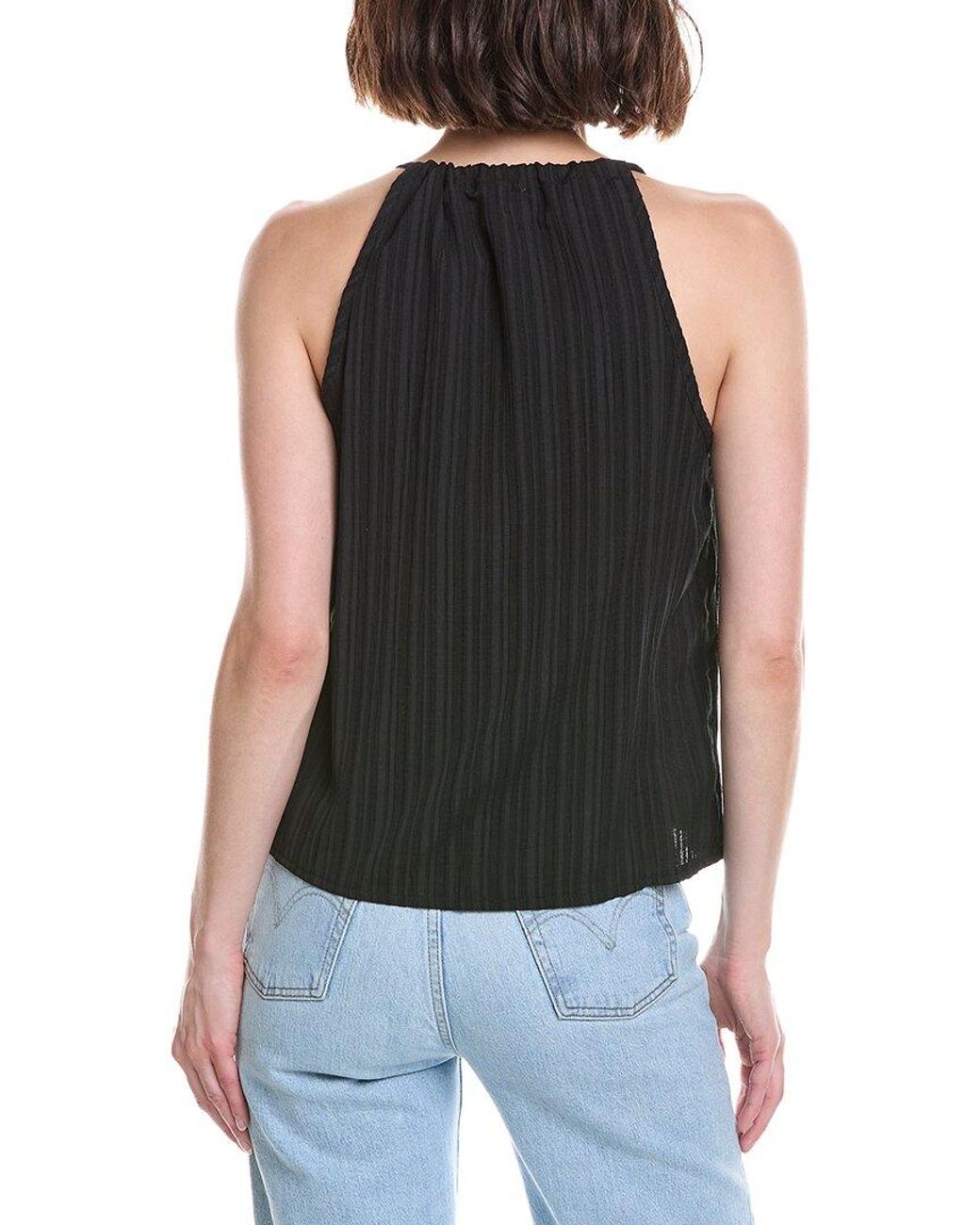 To My Lovers Black Solid Top
