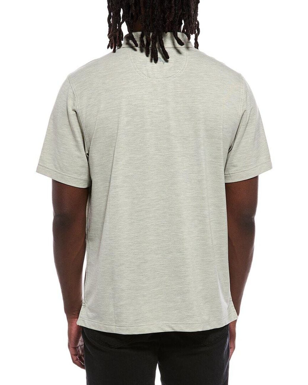 Tommy Bahama Gray Coasta Vera Porto Polo Shirt for men