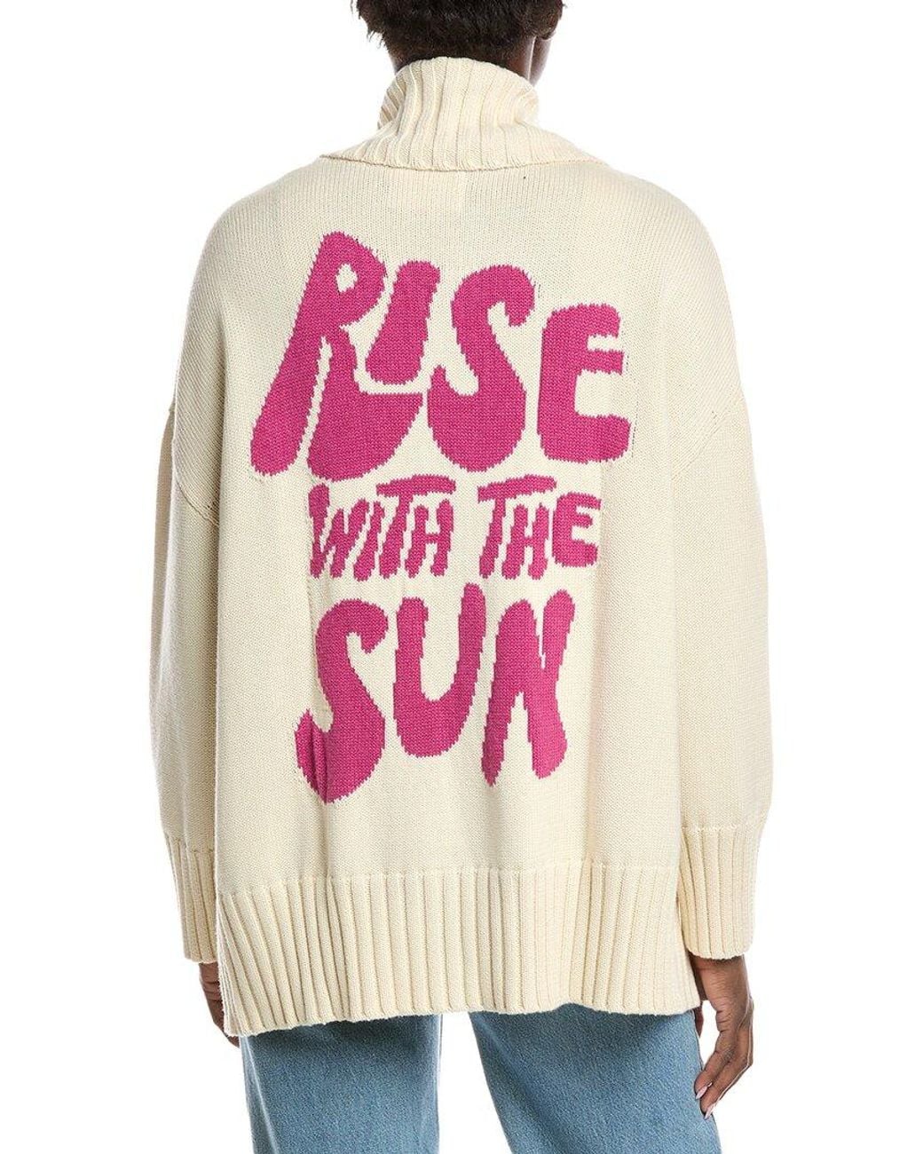 Electric and Rose Natural Shay Shawl Cashmere-Blend Cardigan