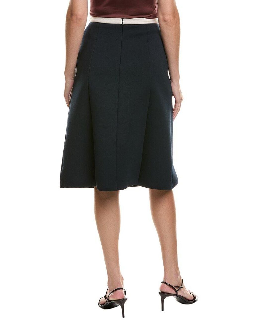 Max Mara Black Abaco Jersey Skirt