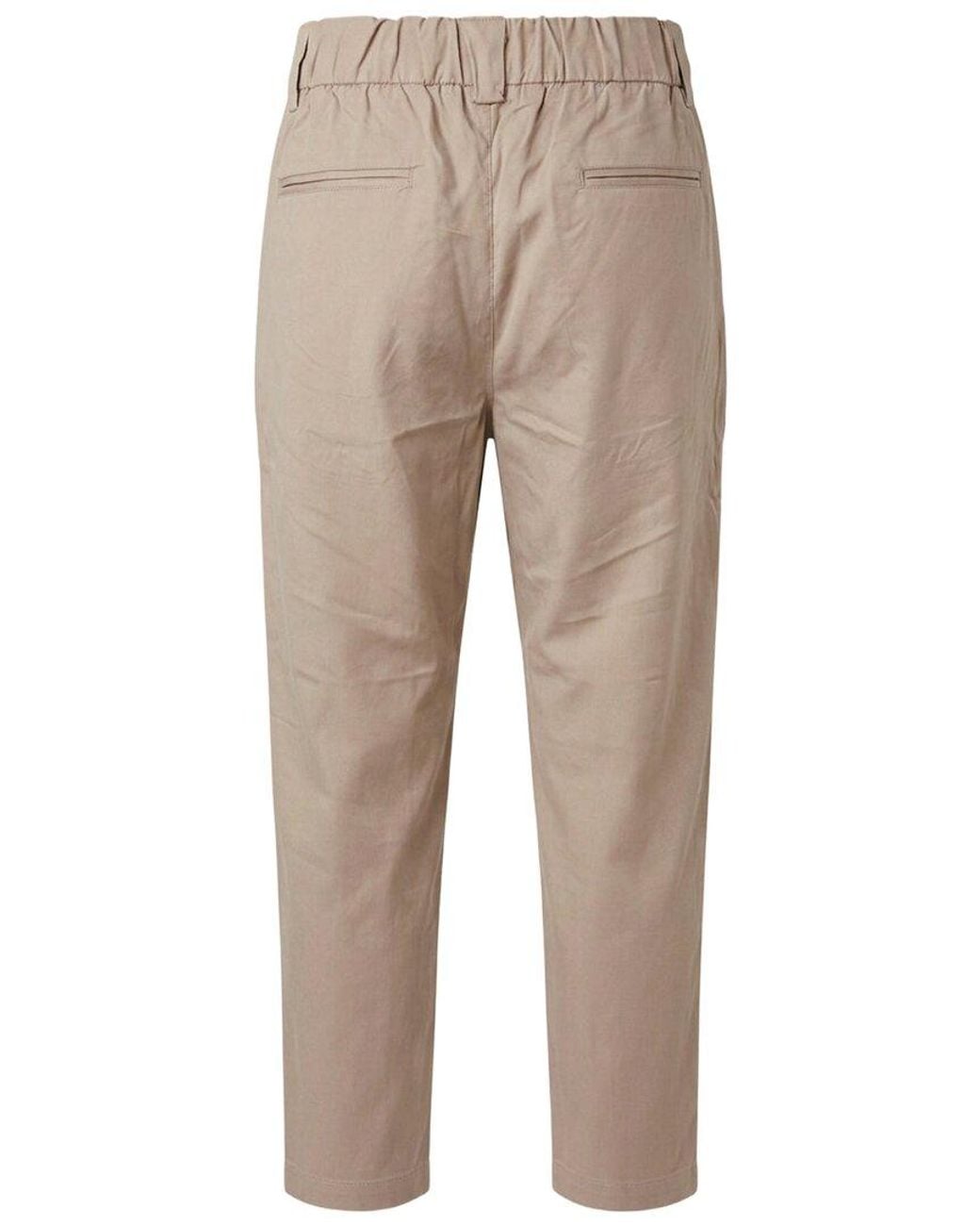 Ron Tomson Natural Pleated Trouser for men